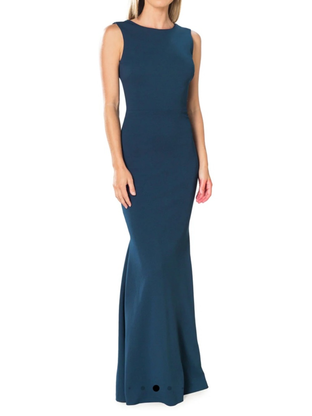 Dress The Population Leighton Gown Deep V Back Gown NWT Size Medium